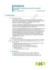 IP4359CX4/LF Datasheet Page 2