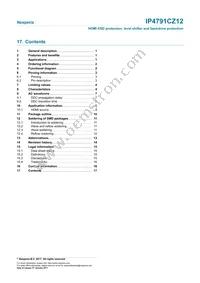 IP4791CZ12 Datasheet Page 17