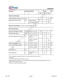 IPB05N03LB G Datasheet Page 2