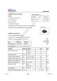 IPB50R250CPATMA1 Datasheet Cover