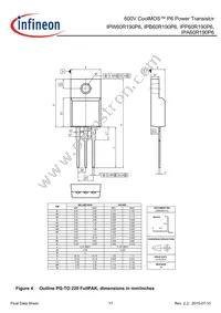 IPB60R190P6ATMA1 Datasheet Page 17