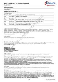 IPB60R600C6ATMA1 Datasheet Page 18