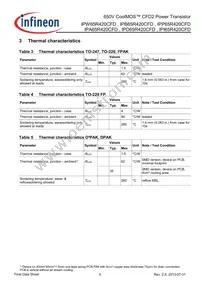IPB65R420CFDATMA1 Datasheet Page 5
