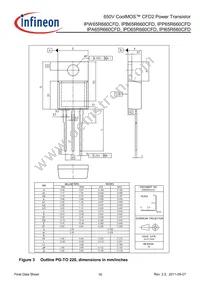 IPB65R660CFDATMA1 Datasheet Page 16