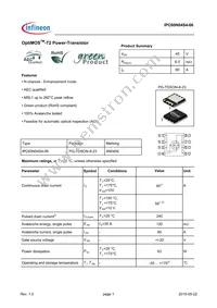 IPC60N04S406ATMA1 Datasheet Cover