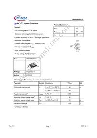 IPD038N04NGBTMA1 Datasheet Cover