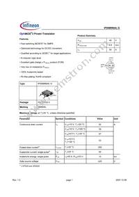 IPD088N04LGBTMA1 Datasheet Cover