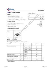 IPD105N04LGBTMA1 Datasheet Cover