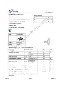 IPD144N06NGBTMA1 Datasheet Cover