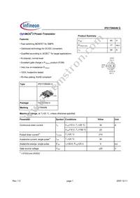 IPD170N04NGBTMA1 Datasheet Cover