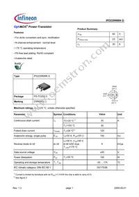 IPD230N06NGBTMA1 Datasheet Cover