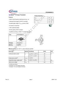 IPD250N06N3GBTMA1 Datasheet Cover