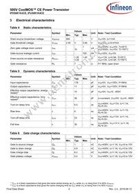 IPD50R1K4CEBTMA1 Datasheet Page 4