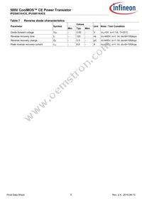 IPD50R1K4CEBTMA1 Datasheet Page 5