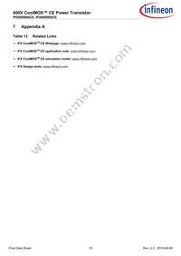 IPD60R800CEATMA1 Datasheet Page 15