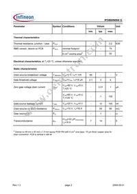 IPD800N06NGBTMA1 Datasheet Page 2