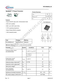 IPG15N06S3L-45 Datasheet Cover
