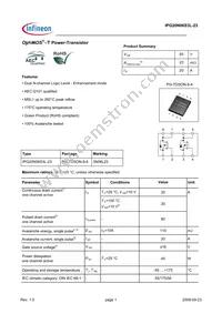 IPG20N06S3L-23 Datasheet Cover