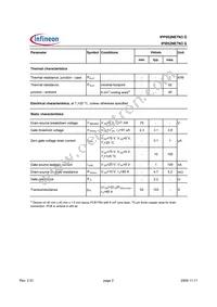 IPI052NE7N3 G Datasheet Page 2
