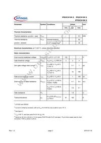 IPI05CN10N G Datasheet Page 2