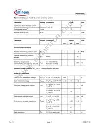 IPI90R800C3 Datasheet Page 2