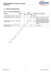 IPL60R365P7AUMA1 Datasheet Page 4