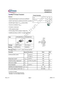 IPP023NE7N3G Datasheet Cover