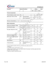 IPP10N03LB G Datasheet Page 2