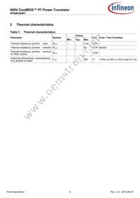 IPP60R360P7XKSA1 Datasheet Page 4