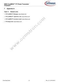 IPP60R600P7XKSA1 Datasheet Page 13
