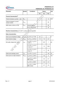 IPP80N03S4L04AKSA1 Datasheet Page 2