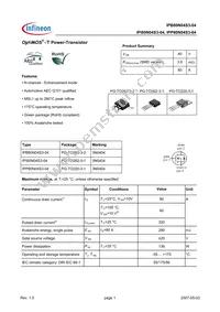 IPP80N04S3-04 Datasheet Cover