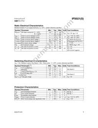 IPS021STRL Datasheet Page 3