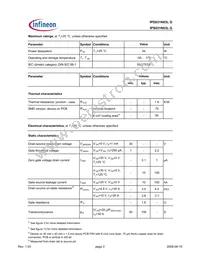 IPS031N03L G Datasheet Page 2