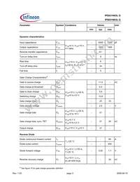 IPS031N03L G Datasheet Page 3