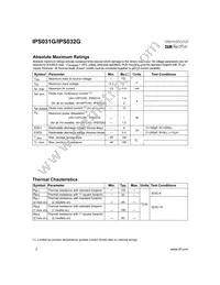 IPS032G Datasheet Page 2