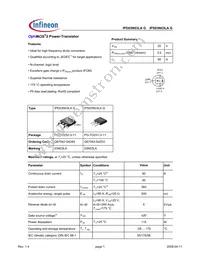 IPS03N03LA G Datasheet Cover