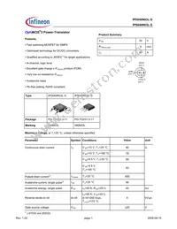 IPS040N03LGBKMA1 Datasheet Cover