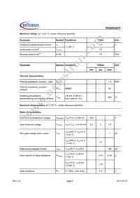 IPS50R520CPAKMA1 Datasheet Page 2