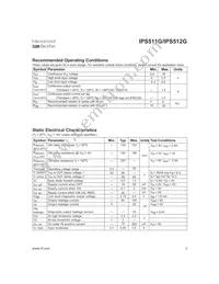IPS512G Datasheet Page 3