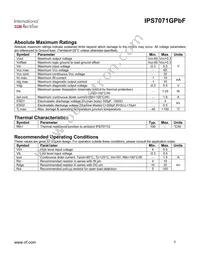 IPS7071GPBF Datasheet Page 2