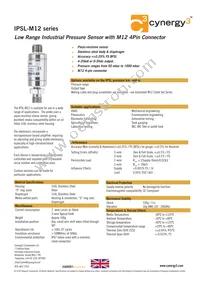 IPSL-G0100-5M12 Datasheet Cover