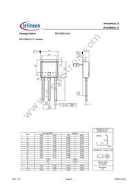 IPU039N03LGXK Datasheet Page 9