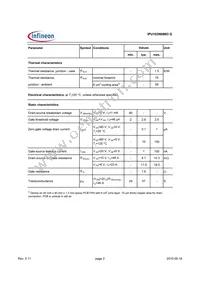 IPU103N08N3 G Datasheet Page 2