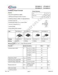 IPU105N03L G Datasheet Cover