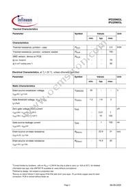 IPU20N03L G Datasheet Page 2