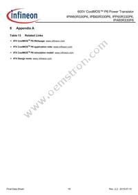 IPW60R330P6FKSA1 Datasheet Page 18