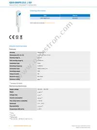 IQ05-0B8PS-ZU1 Datasheet Page 2