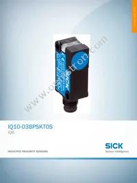 IQ10-03BPSKT0S Datasheet Cover