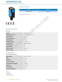 IQ10-03BPSKT0S Datasheet Page 2